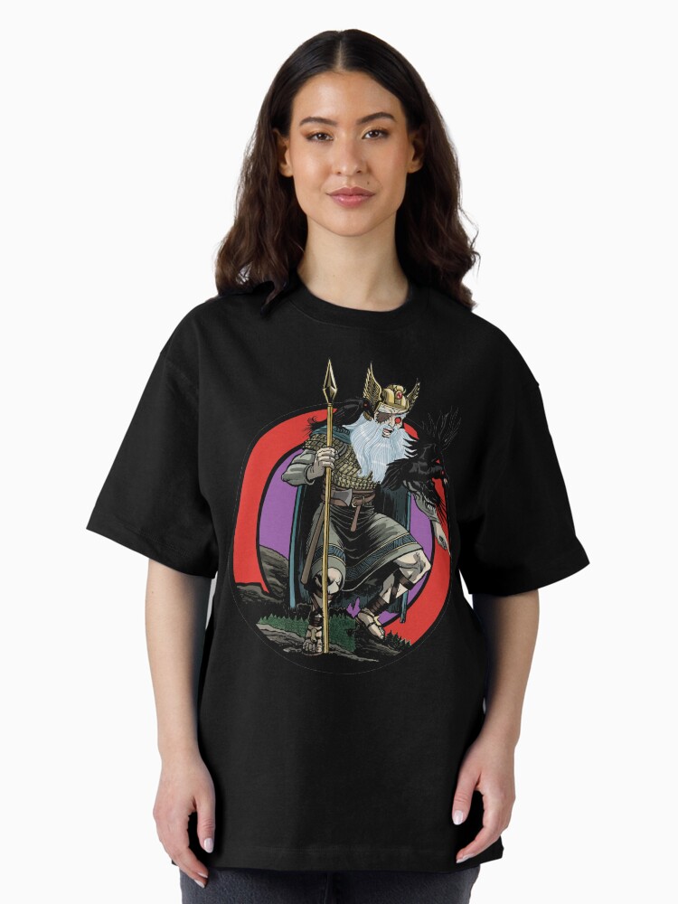 Thumbnail 1 of 7, Oversized T-Shirt, Odin Watching designed and sold by FBWashington.