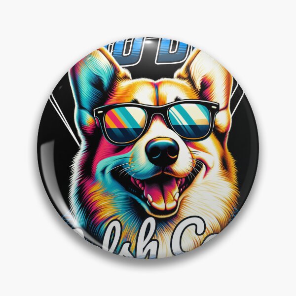 Item preview, Mad Dog Welsh Corgi Dog designed and sold by RedDesignSyc.