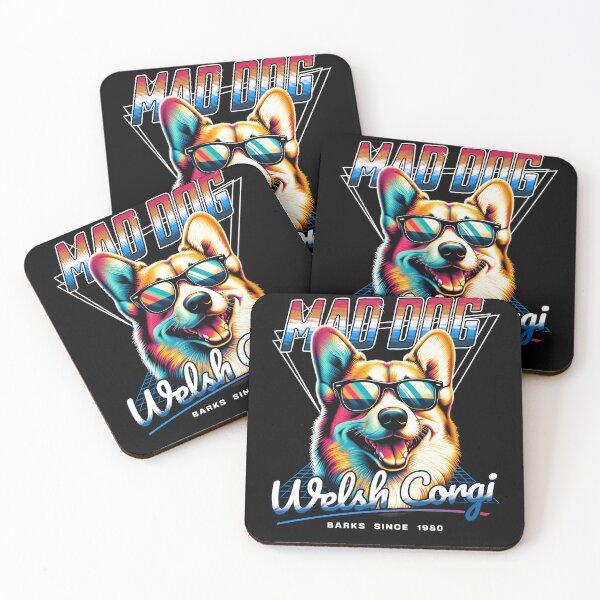 Item preview, Mad Dog Welsh Corgi Dog designed and sold by RedDesignSyc.