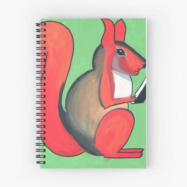Item preview, Texting Squirrel designed and sold by naiveartbymax.