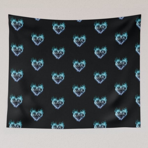 Item preview, Abstract Love Smoke Art on Dark Background designed and sold by Galusik.