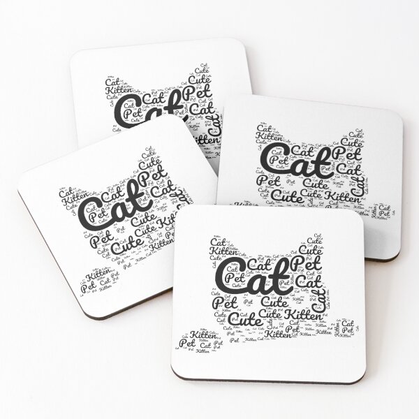 Item preview, Black Cat Made of Words designed and sold by Promoc.