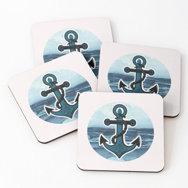 Item preview, Anchor in Blue: For Sea Lovers, Sailors and Pirates. designed and sold by NewtBoo.