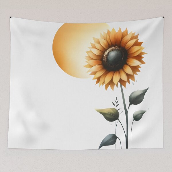 Item preview, Sunflower Drawing designed and sold by KookyStudioArt.