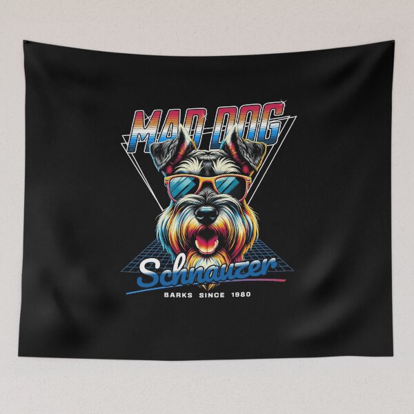 Item preview, Mad Dog Schnauzer Dog designed and sold by RedDesignSyc.