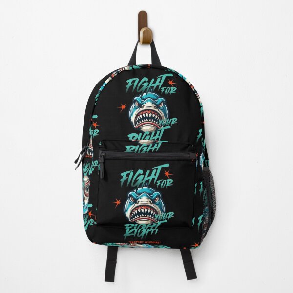 Item preview, Fight for your right respect wildlife Shark. designed and sold by INKNIK.