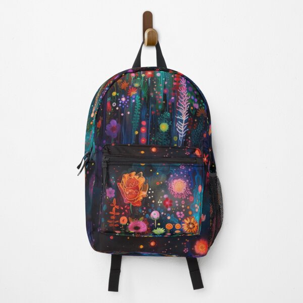 Item preview, Multicolored flowers on a black canvas designed and sold by iparhaizeaphoto.