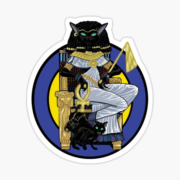 Bastet Watching Sticker