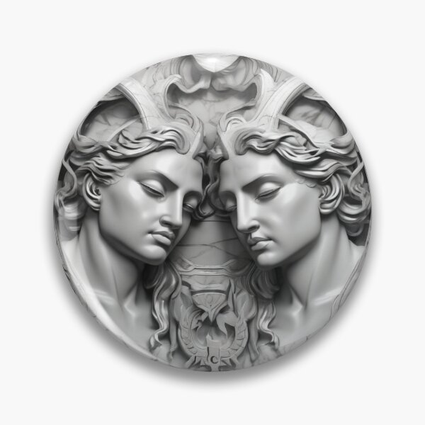 Artikelvorschau, Gemini, Zodiac Marble Mystery entworfen und verkauft von ZodiBlend.