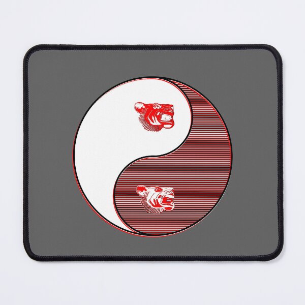 Item preview, yin yang balance harmony design eastern Chinese Tiger designed and sold by 4rpixs.