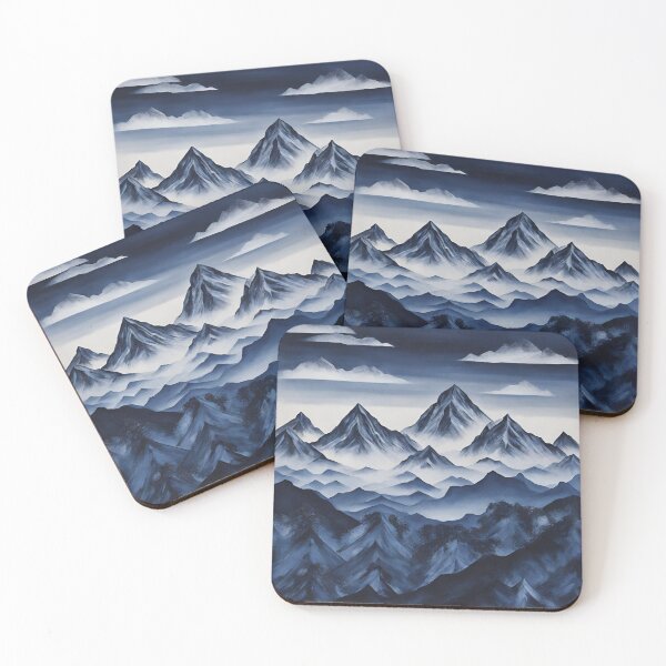 Item preview, Indigo Mountain Vibes  designed and sold by CharmStudio.