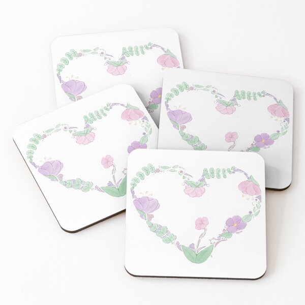 Item preview, Floral heart designed and sold by ColorfullBlobs.