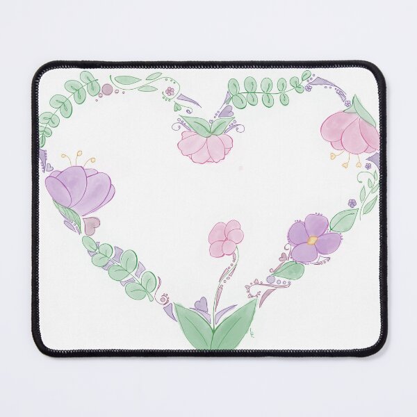 Item preview, Floral heart designed and sold by ColorfullBlobs.