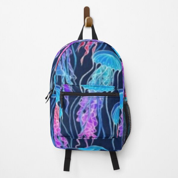 Item preview, Stylized Jellyfish on a Dark Blue Background??? designed and sold by TroviTutto.