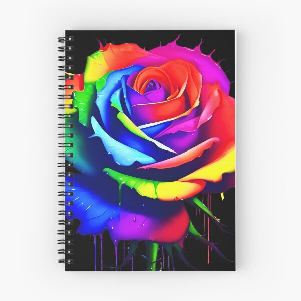 Item preview, Rainbow Rose Dripping Paint  designed and sold by DarkSpec.
