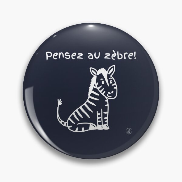 Item preview, Think of the zebra! (white) designed and sold by maviedezebre.