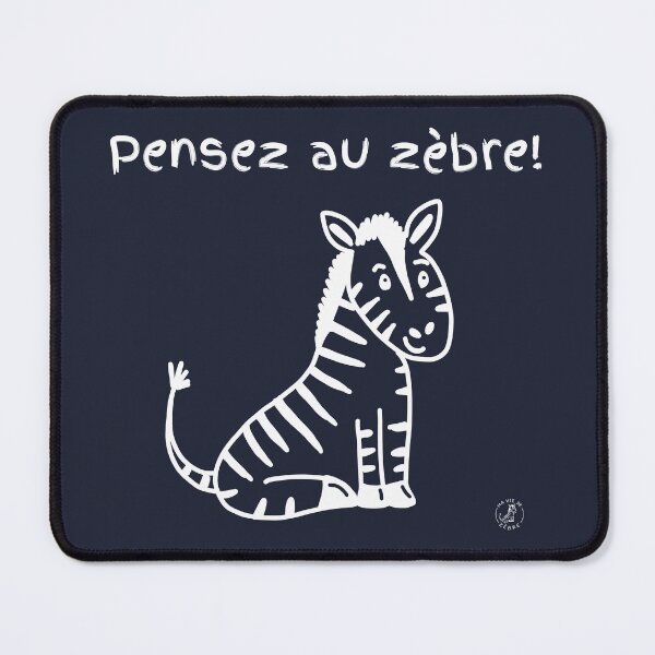 Item preview, Think of the zebra! (white) designed and sold by maviedezebre.