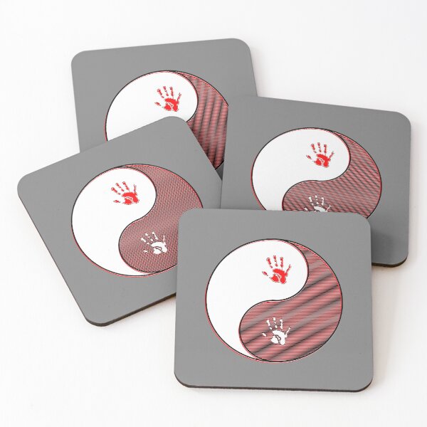Item preview, yin yang balance harmony design palm print hand designed and sold by 4rpixs.