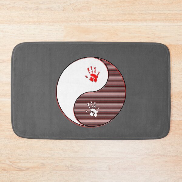 Item preview, yin yang balance harmony design palm print hand designed and sold by 4rpixs.