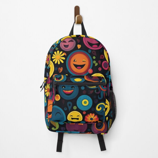 Item preview, Happy faces pattern colorful pattern designed and sold by SmileshareShop.