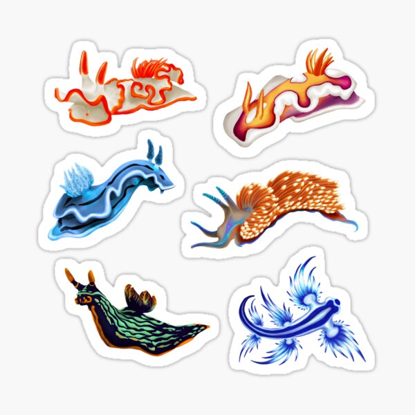 Item preview, Nudibranch Pattern designed and sold by Vyn Studios.