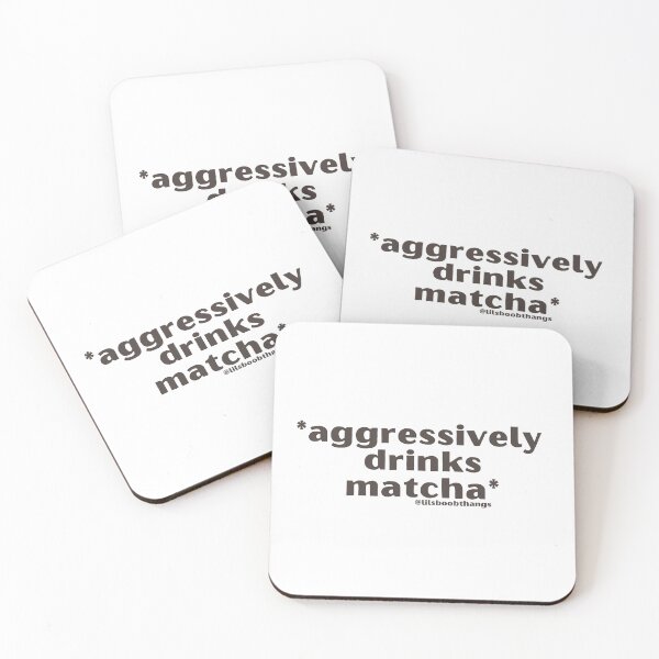 Item preview, Aggressively drinks matcha. v11 | by @lilsboobthangs designed and sold by lilsboobthangs.