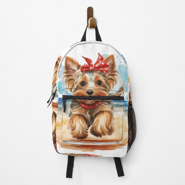 Item preview, Beach Joy: A Watercolor Yorkie Adventure designed and sold by Elpico11.