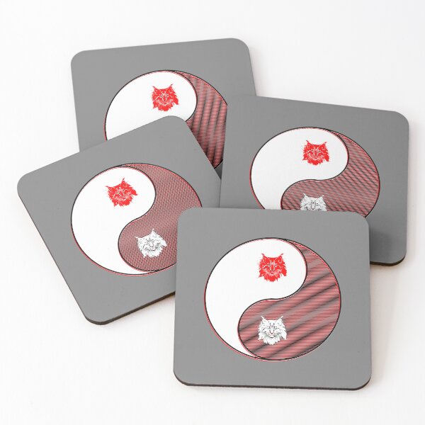Item preview, symbol Chinese Yin Yang Taoism philosophy shapes cat designed and sold by 4rpixs.