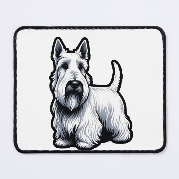 Item preview, White Scottish Terrier dog designed and sold by Truck Stop One.