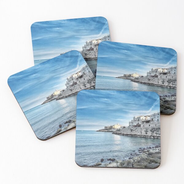 Item preview, Coastal View of Vieste: Beauty of the Adriatic Sea designed and sold by EpicVistas.