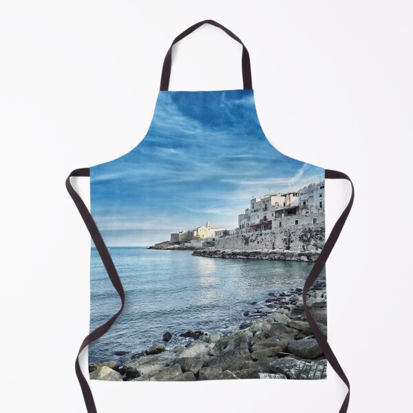Item preview, Coastal View of Vieste: Beauty of the Adriatic Sea designed and sold by EpicVistas.