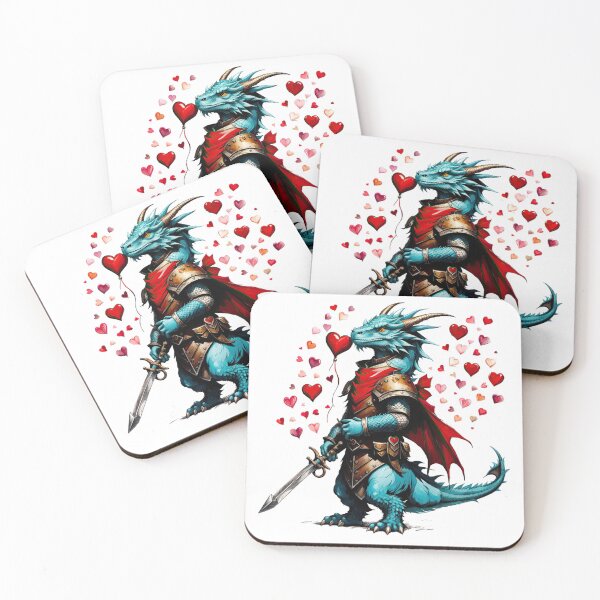 Item preview, quoise Rebel, Warrior dragon - Valentine's day designed and sold by filusattila.