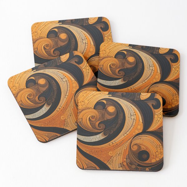Item preview, Inky Orange Swirl designed and sold by RENcraft.