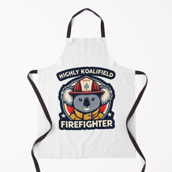Item preview, Highly Koalified Firefighter Koala Funny designed and sold by CosmoLush.