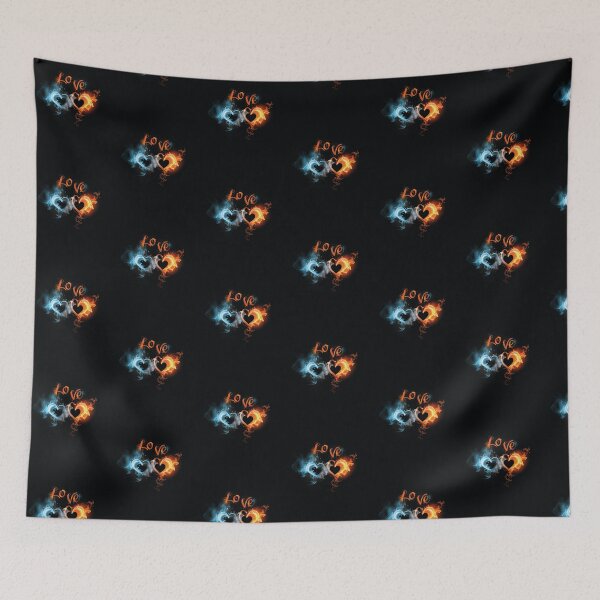 Item preview, Passionate Fire and Ice Hearts Design designed and sold by Galusik.