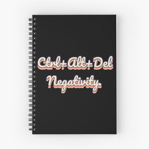 Aperçu de l'œuvre Ctrl+Alt+Suppr Négativité. créée et vendue par QuoteQuest.