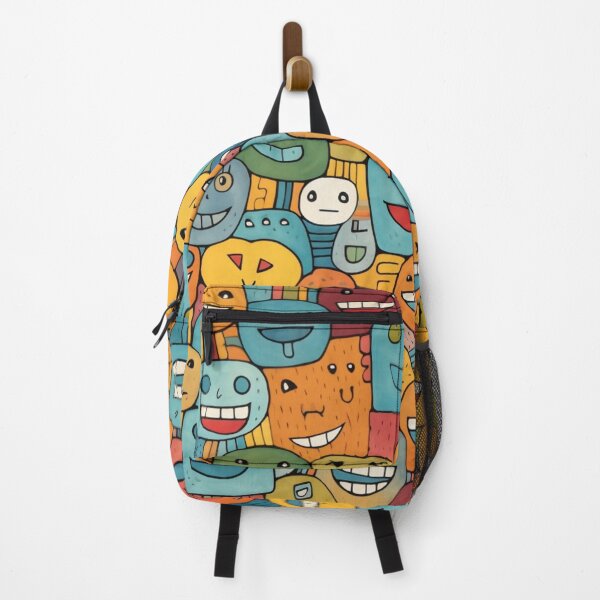 Item preview, Pretty antidepression faces colorful pattern designed and sold by SmileshareShop.