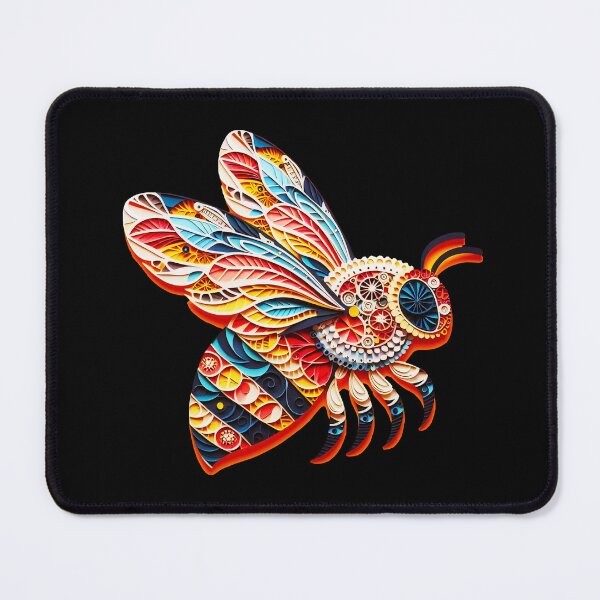 Item preview, The Honey Bee - Colorful Paper Art designed and sold by AD-Digital-Art.