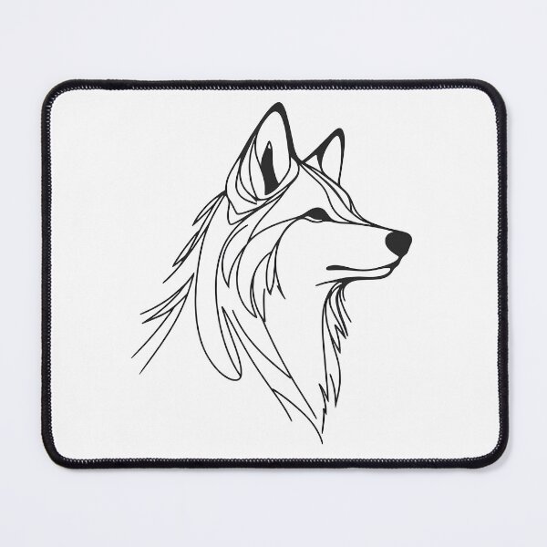 Item preview, wolf silhouette designed and sold by gkhanco.