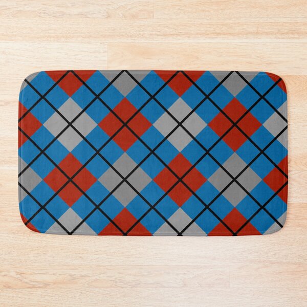 Item preview, Pringle Square - Blue designed and sold by ClanRaeDesign.
