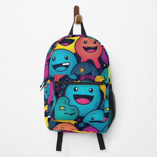 Item preview, Pretty antidepression faces colorful pattern designed and sold by SmileshareShop.