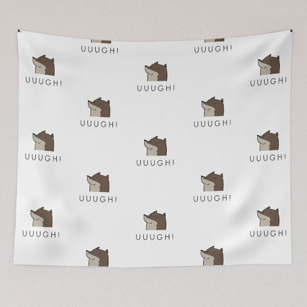 Item preview, UUUGH! Frustration Expression Design - Dog Illustration designed and sold by RM-Journey.