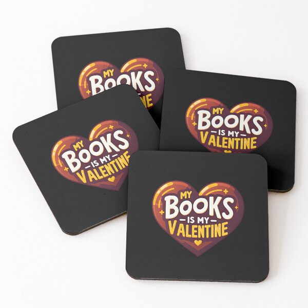 Item preview, My books is my valentine  designed and sold by Coollzone.