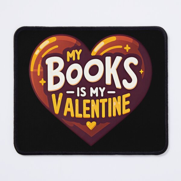 Item preview, My books is my valentine  designed and sold by Coollzone.