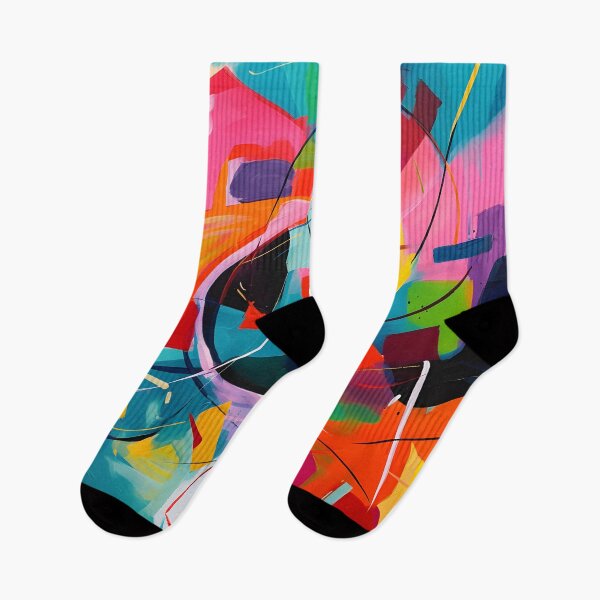 Item preview, The Head Space Collection - Vibrant Modern Art Bold Abstract Eccentric geometric Design  designed and sold by NortonArt.