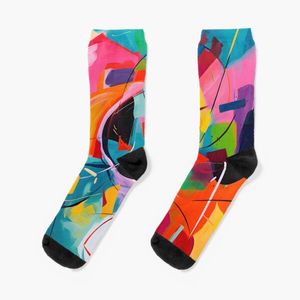 Item preview, The Head Space Collection - Vibrant Modern Art Bold Abstract Eccentric geometric Design  designed and sold by NortonArt.