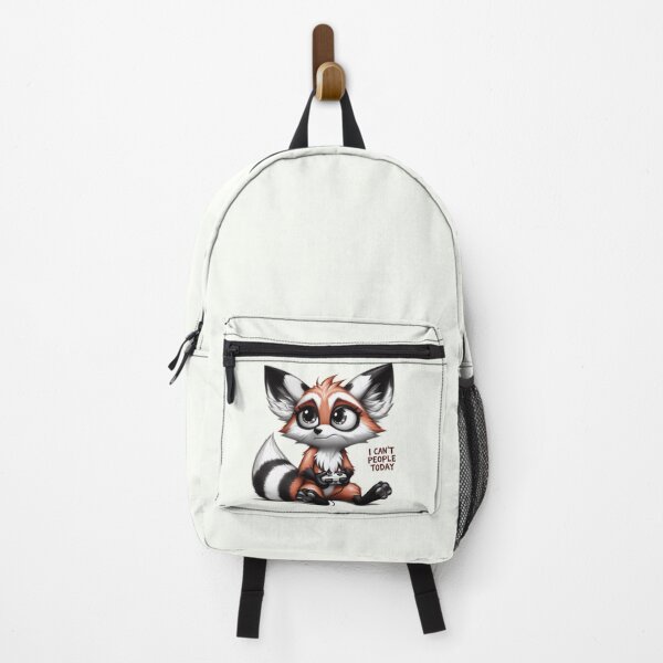 Item preview, "I CAN'T PEOPLE TODAY" - Gamer Fox Illustration designed and sold by RuyaFab.
