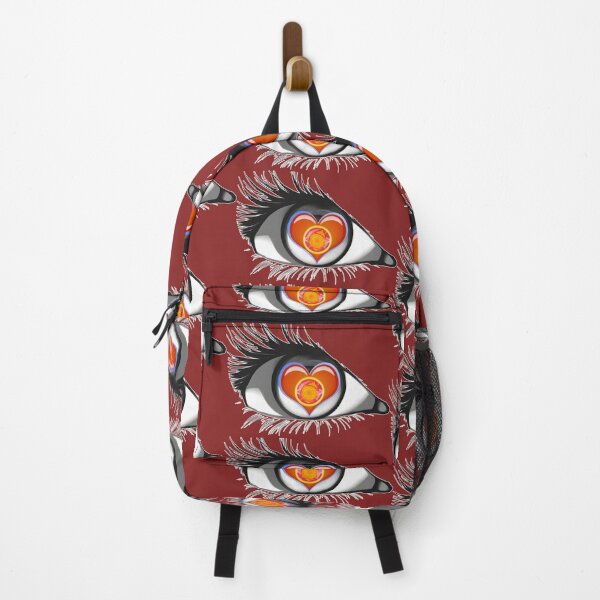Item preview, Eye Heart Flame - I love Fire w/white border for darker prints designed and sold by Rogue Wizard.