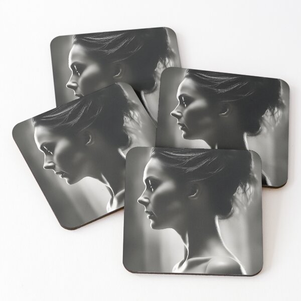 Item preview, Black and white photography portrait of a woman designed and sold by Working-Woman.