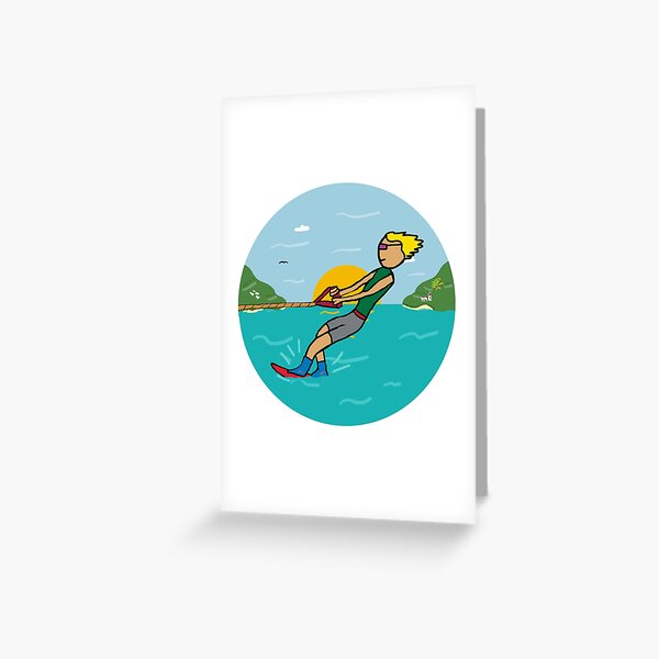 Item preview, Water Skiing designed and sold by Mark-Ewbie.